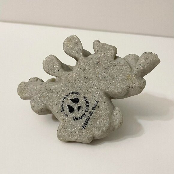 Vintage 2001 Quarry Critters Dog Figurine Pebbles And Patch Dogs - Picture 7 of 16